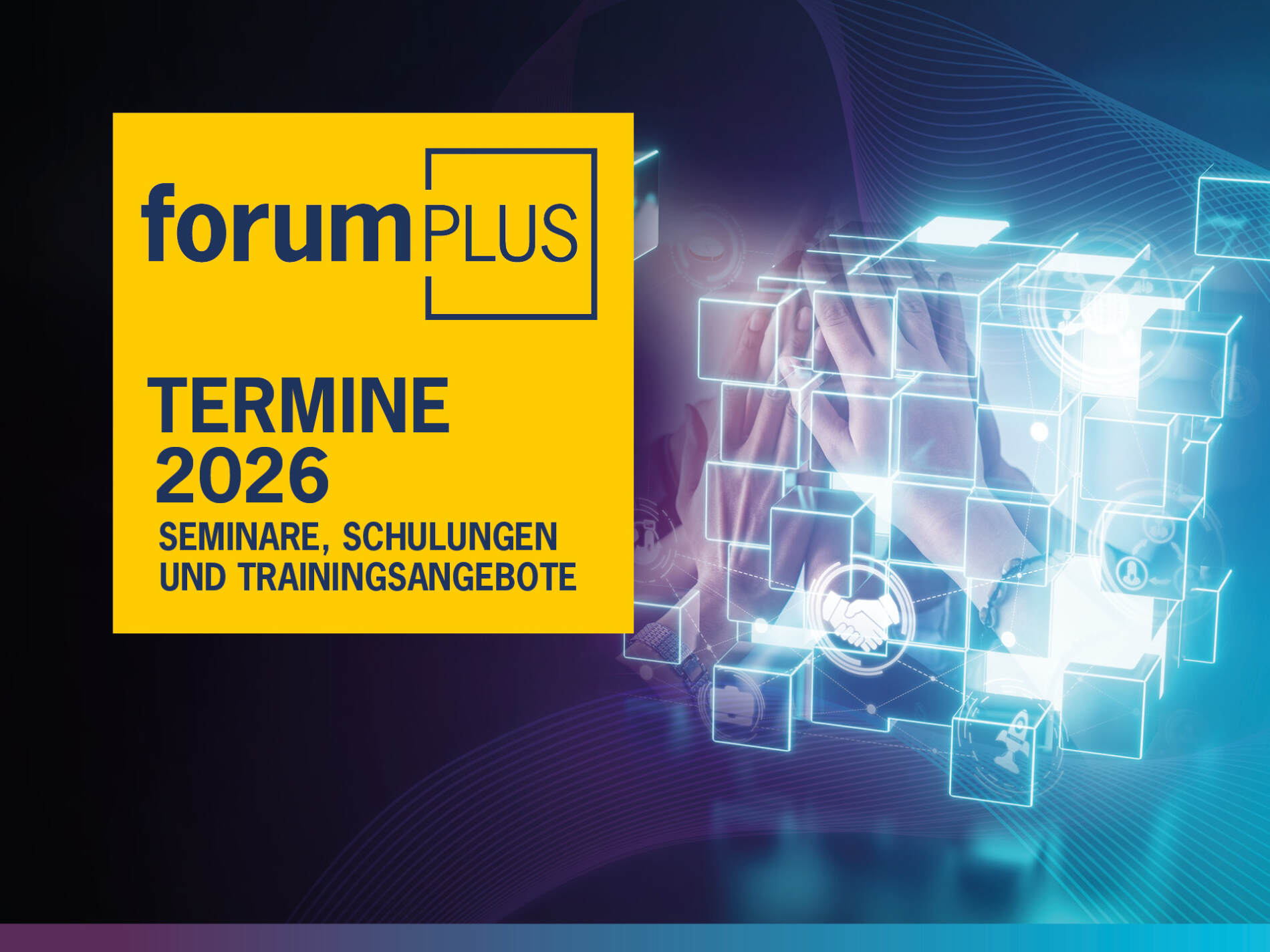 forumPLUS Termine 2026 für Seminare, Schulungen, Trainings